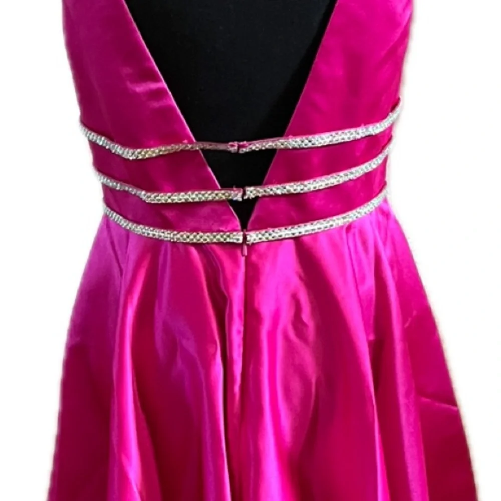 Jules & Cleo Homecoming dress Begonia Size 8 NWT - Picture 5 of 11